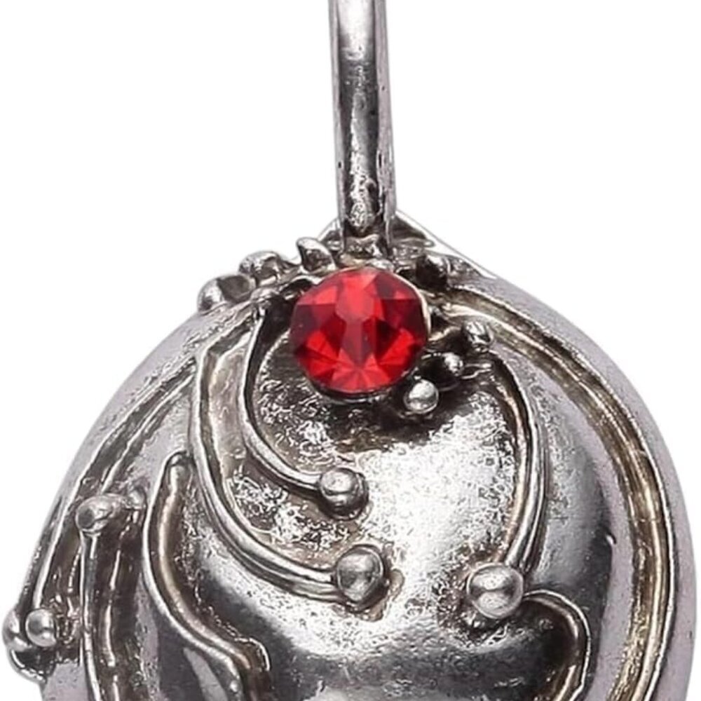 Vampire Vervain Locket Necklace Silver Tone Pendant Cosplay Jewelry